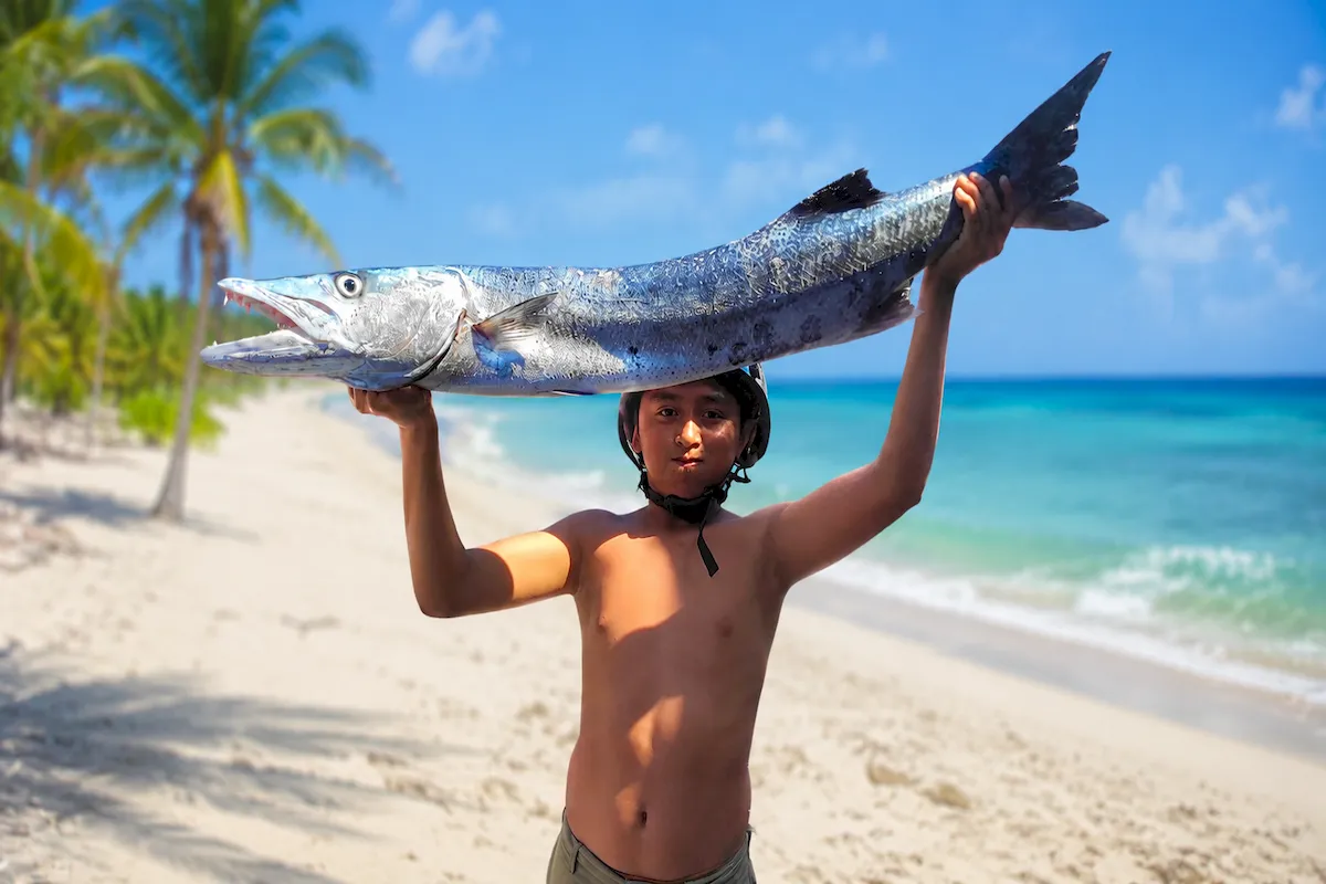 Fresh catch during an Isla Mujeres fishing experience
