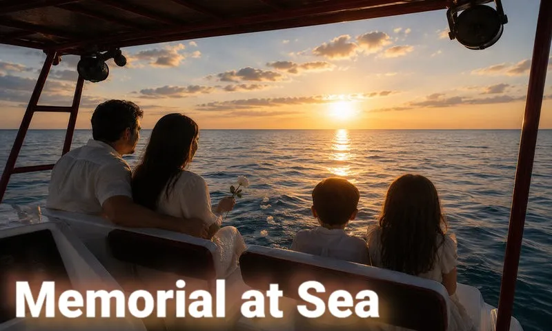 Private Memorial at Sea in Isla Mujeres
